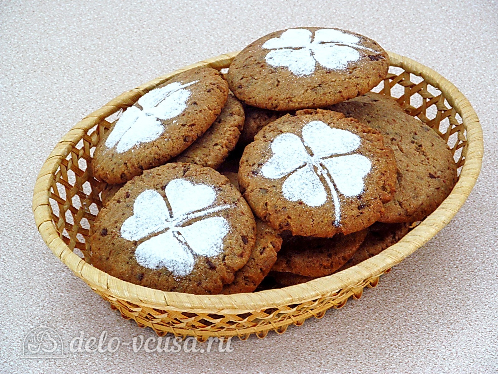 Шаг 11 приготовления Песочное печенье с кусочками шоколада