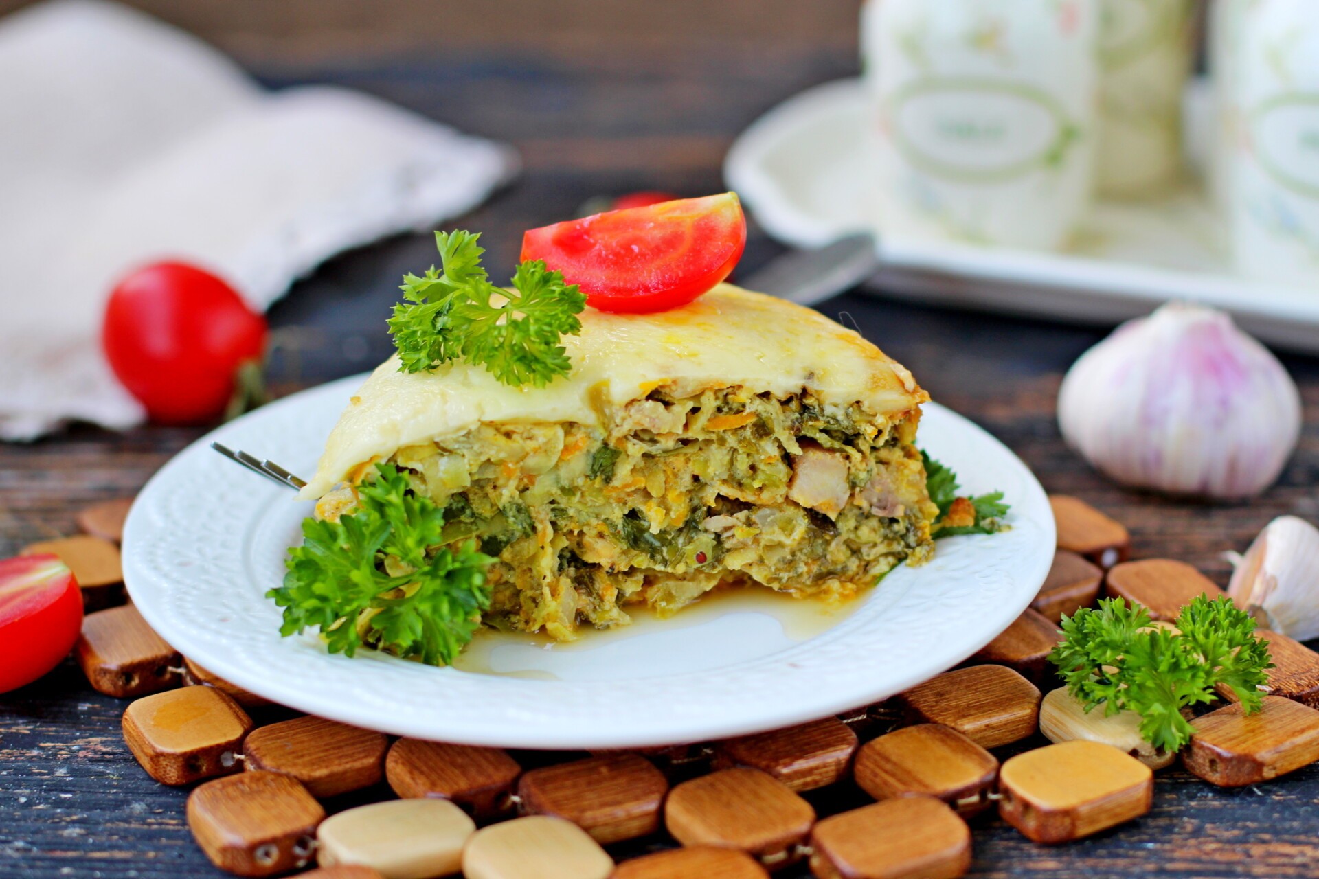 Обложка рецепта Запеканка из кабачков с курицей