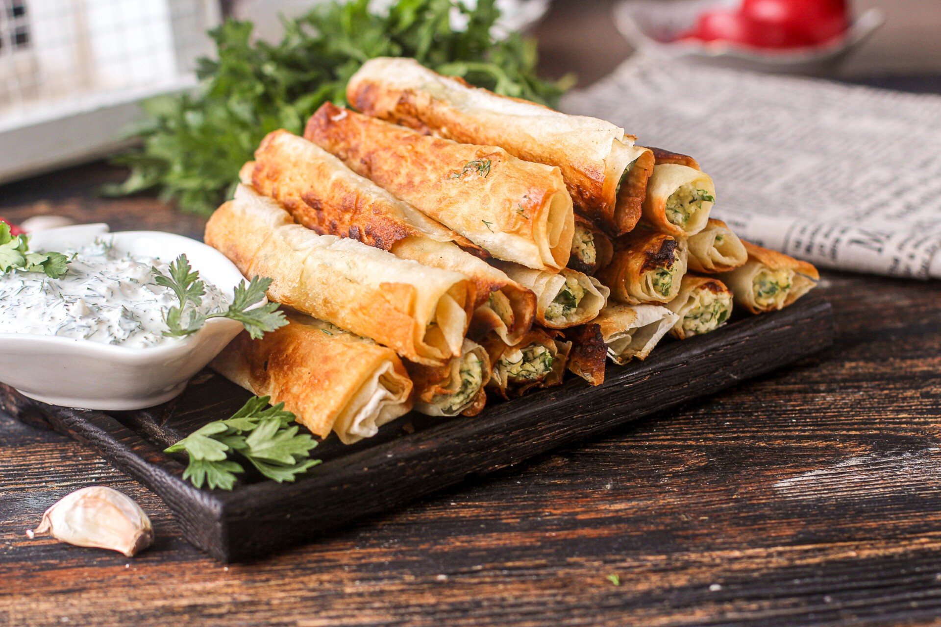 Шаг 8 приготовления Сигара бёрек (Sigara börek) из лаваша