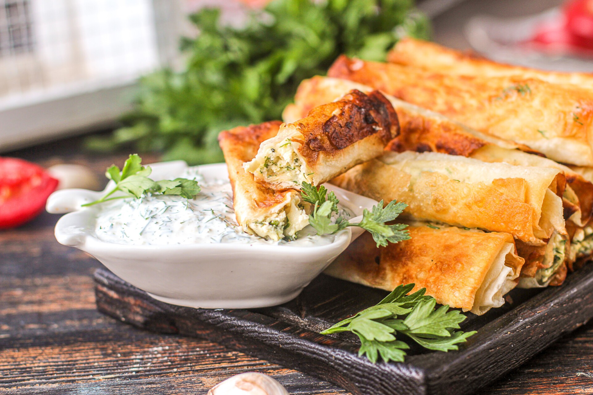 Шаг 9 приготовления Сигара бёрек (Sigara börek) из лаваша