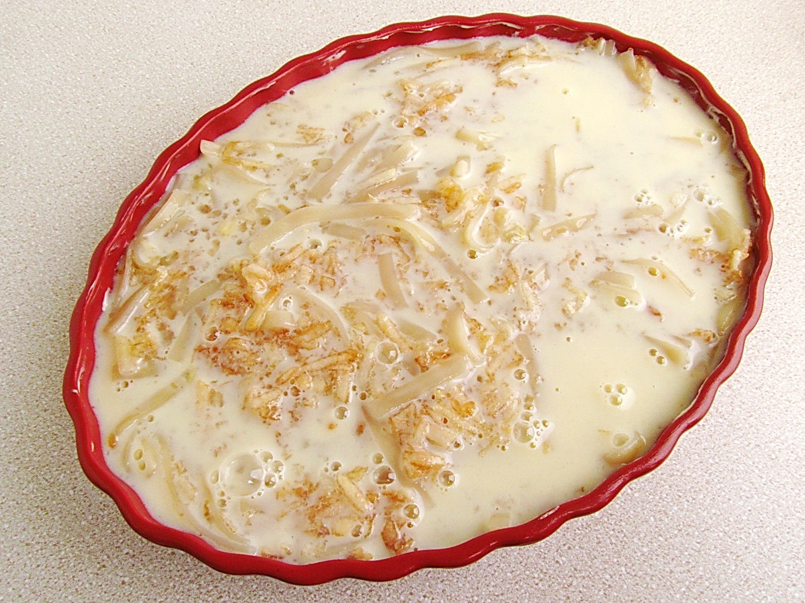 Шаг 8 приготовления Яблочный макаронник