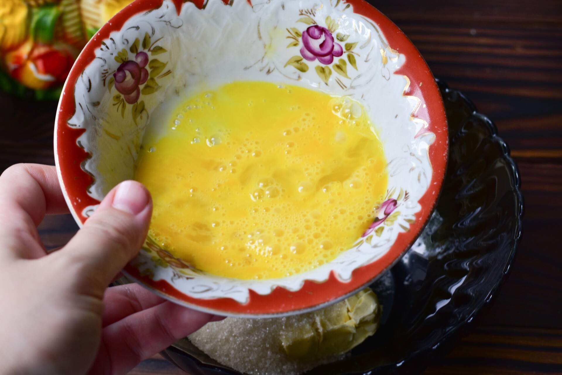 Шаг 2 приготовления Песочные кольца с орехами