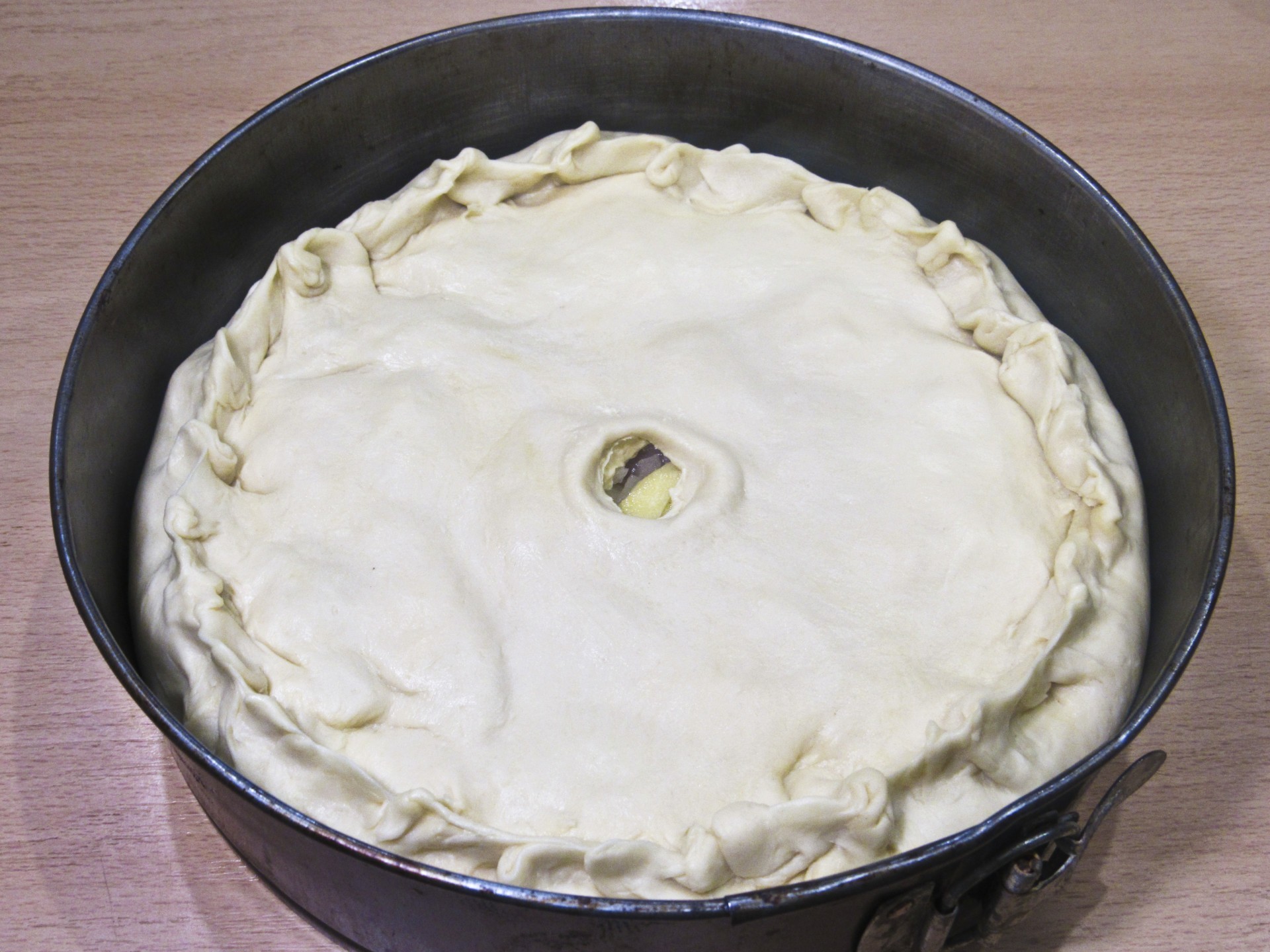 Шаг 17 приготовления Король-пирог с курицей и картошкой
