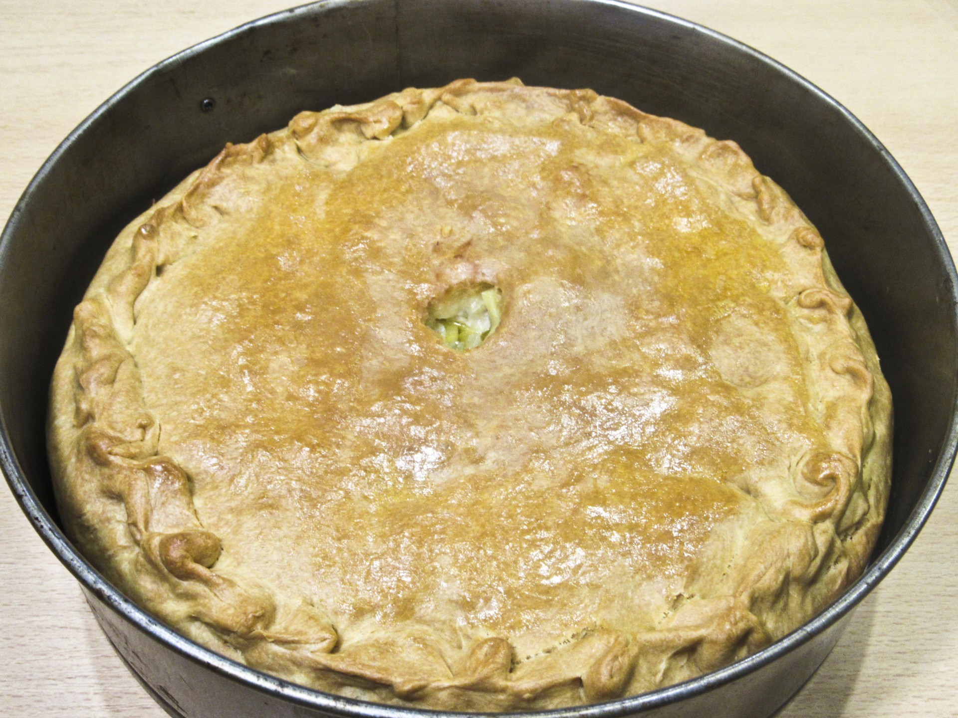 Шаг 18 приготовления Король-пирог с курицей и картошкой