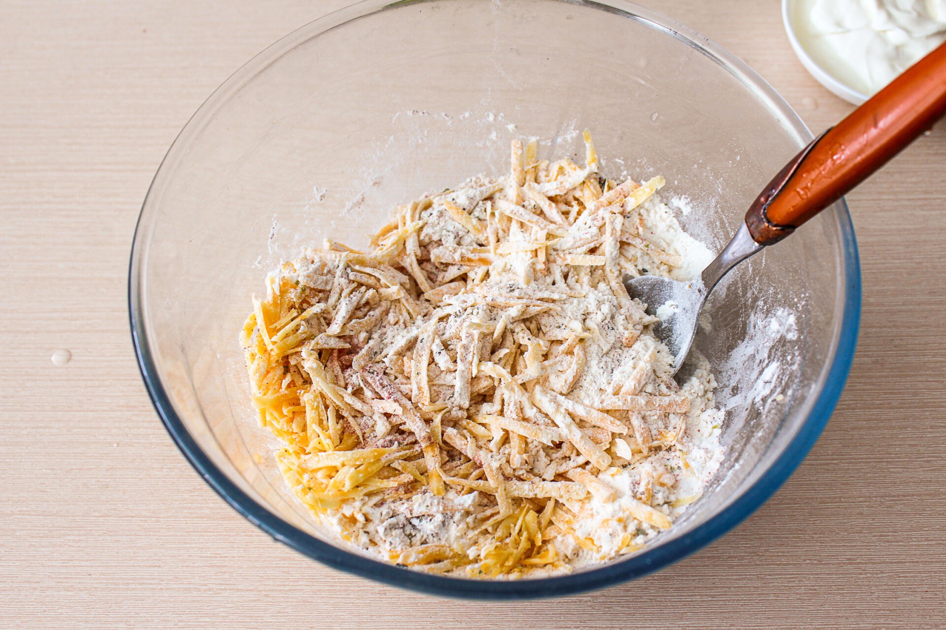 Шаг 2 приготовления Пирог с кабачками и сыром