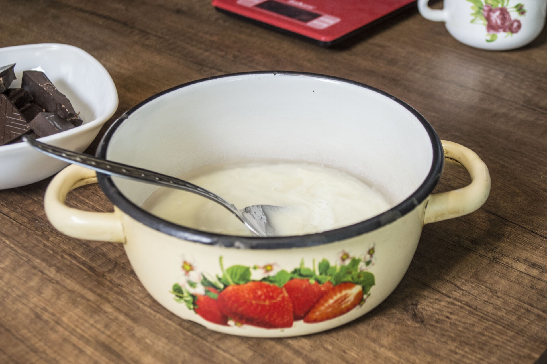 Шаг 10 приготовления Пирожное Птичье молоко