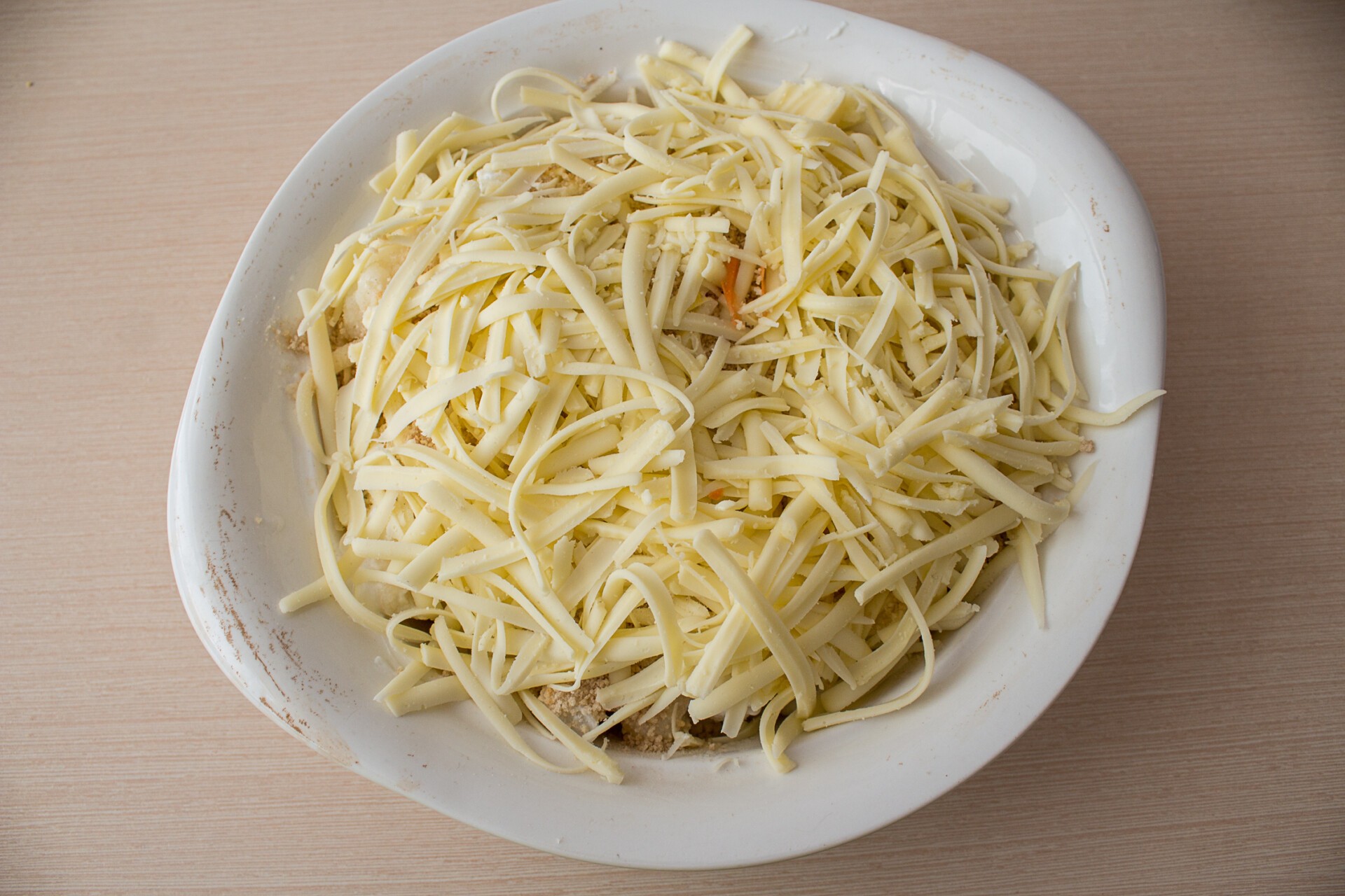 Шаг 8 приготовления Цветная капуста, запеченная с сыром