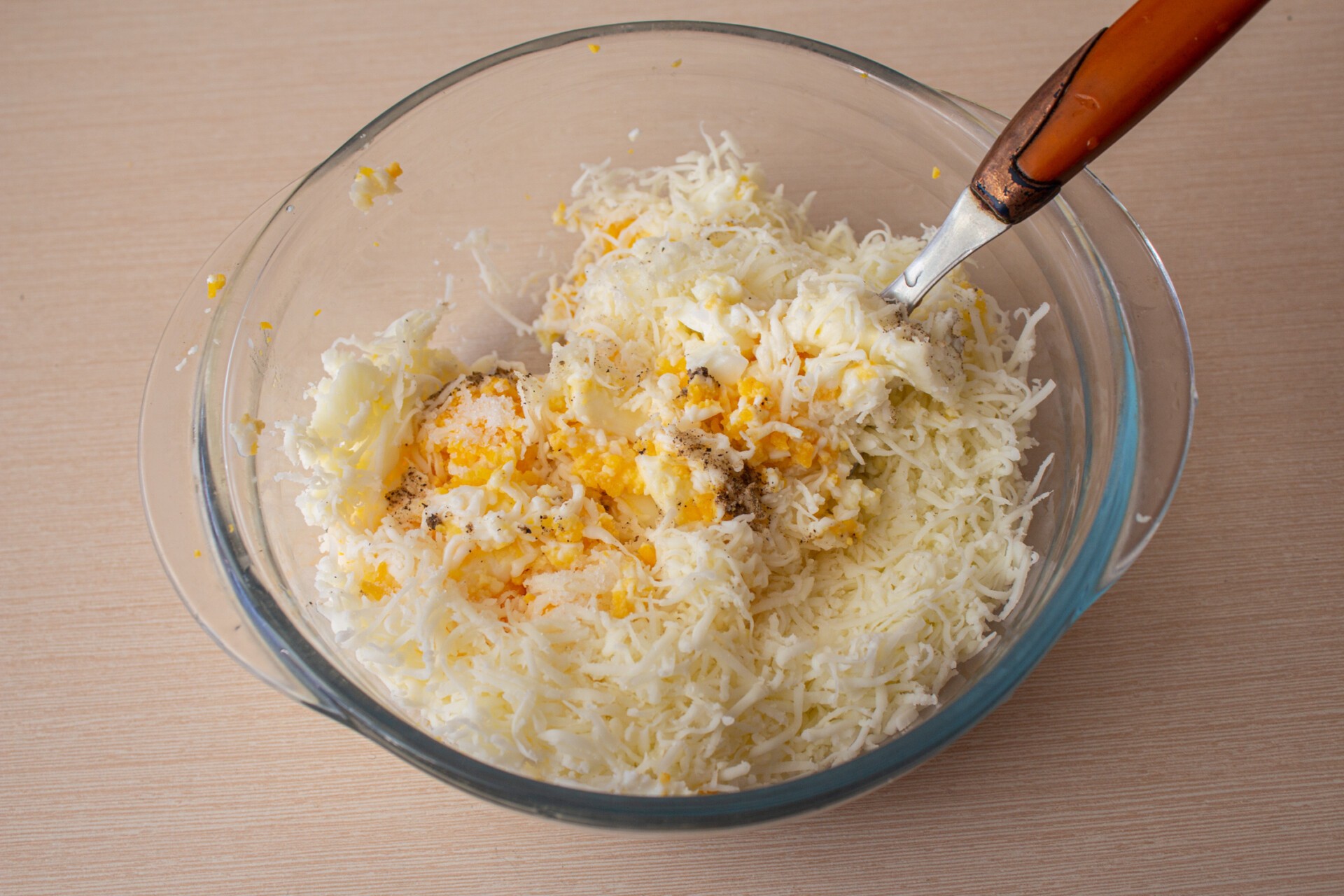 Шаг 3 приготовления Мясные зразы "Птичье молоко"