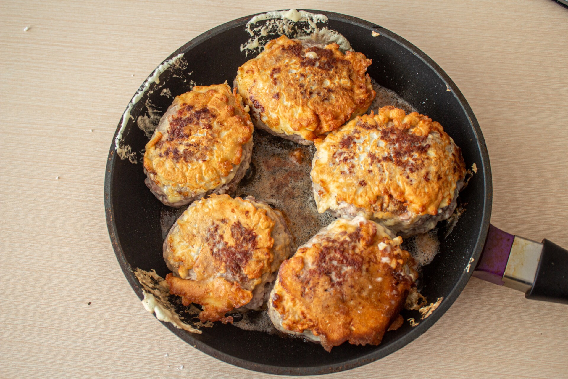 Шаг 9 приготовления Мясные зразы "Птичье молоко"