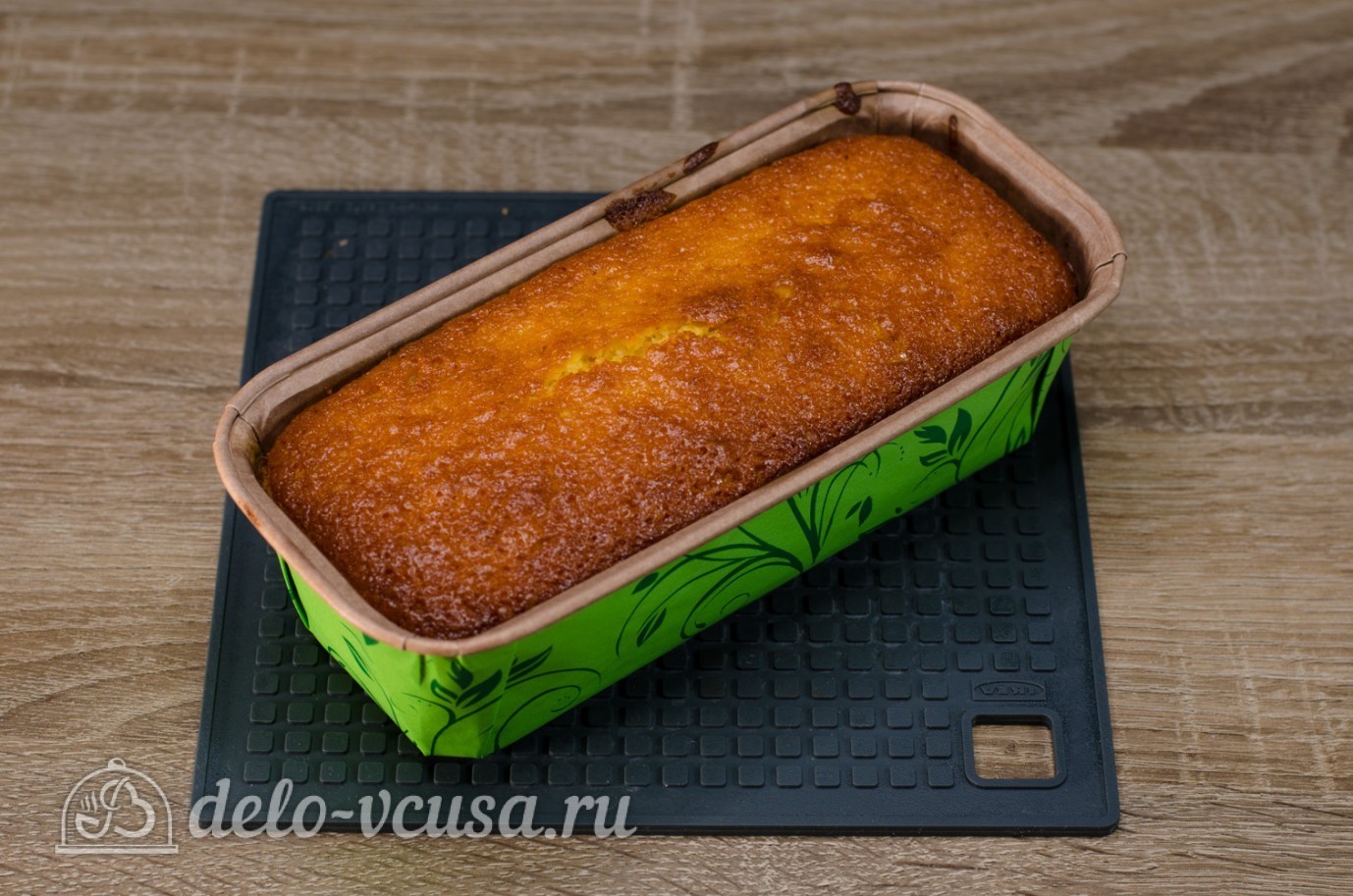 Шаг 11 приготовления Апельсиновый кекс с пропиткой