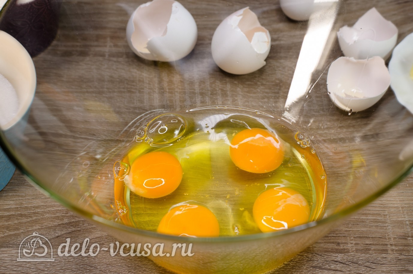 Шаг 2 приготовления Апельсиновый кекс с пропиткой