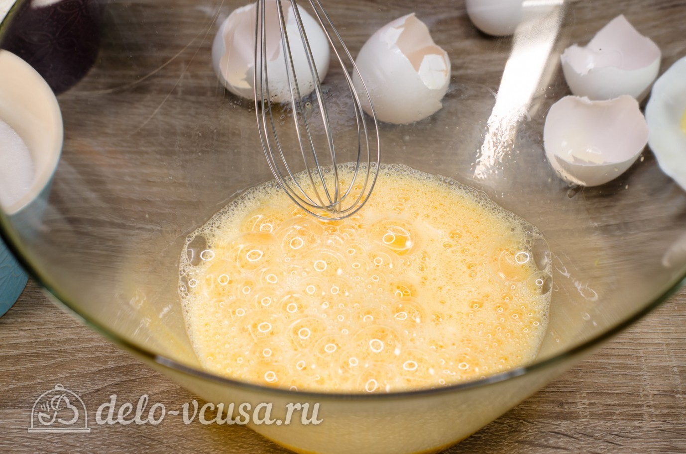 Шаг 3 приготовления Апельсиновый кекс с пропиткой
