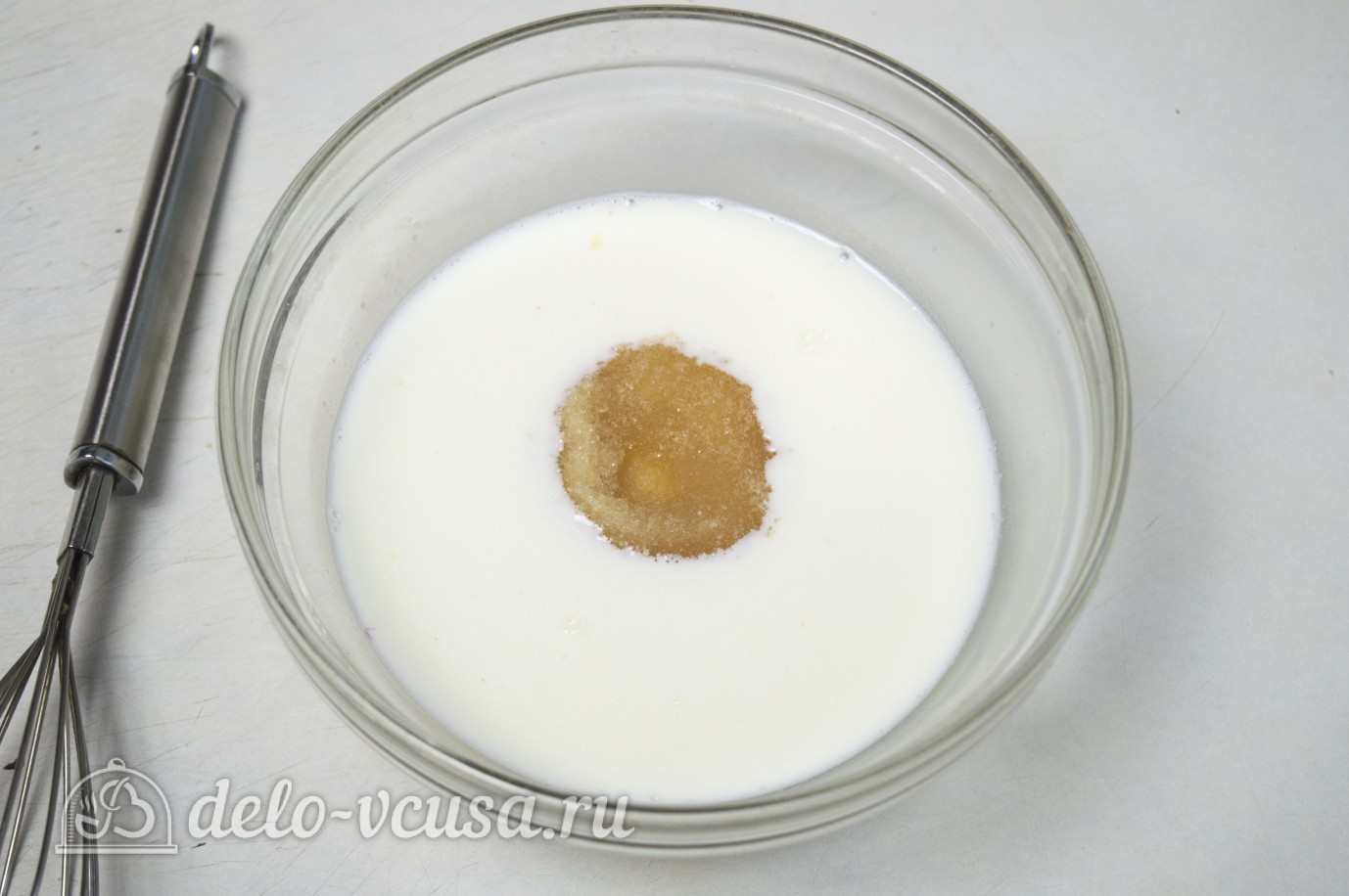 Шаг 11 приготовления Муссовое пирожное