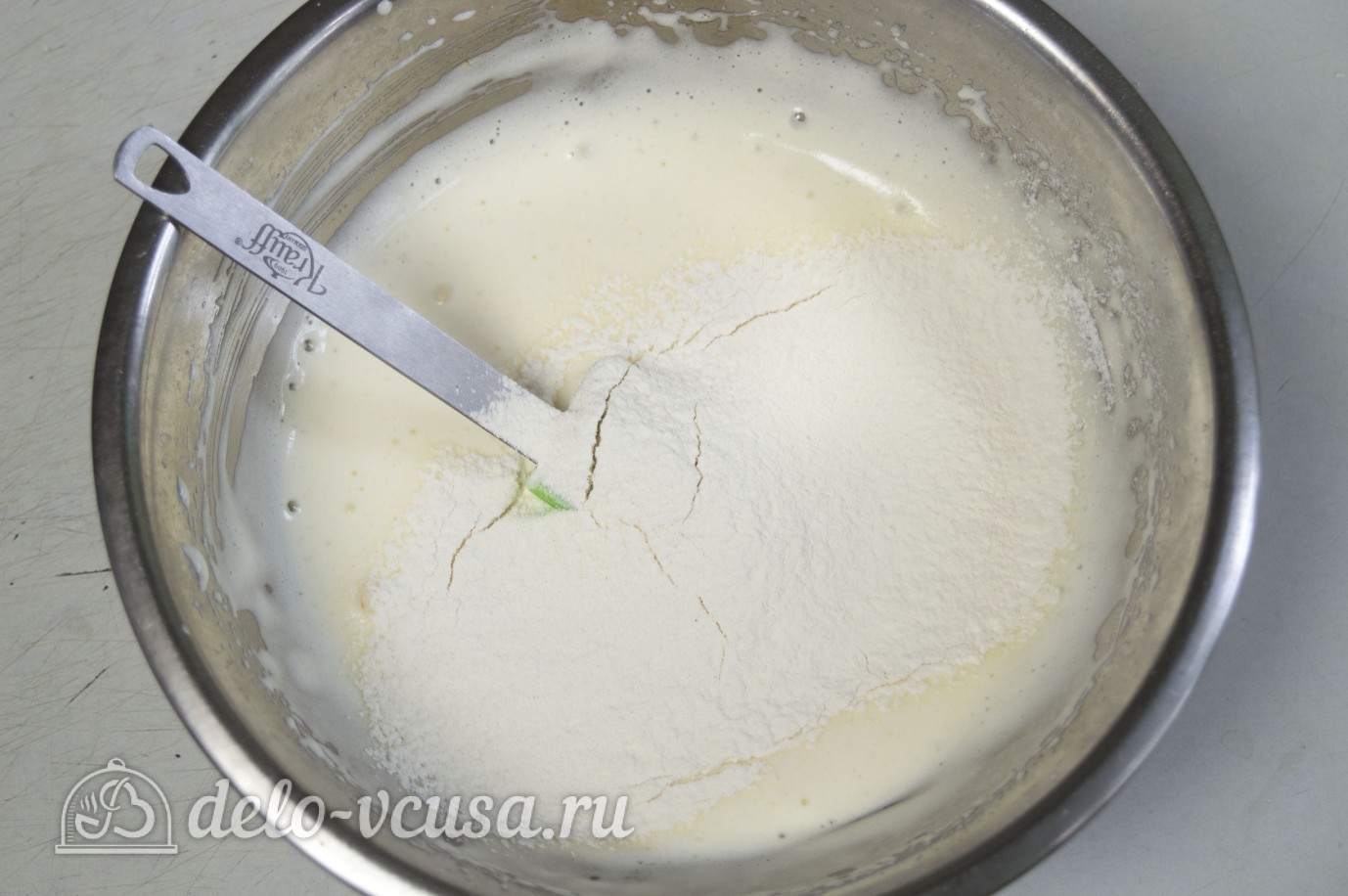 Шаг 2 приготовления Муссовое пирожное