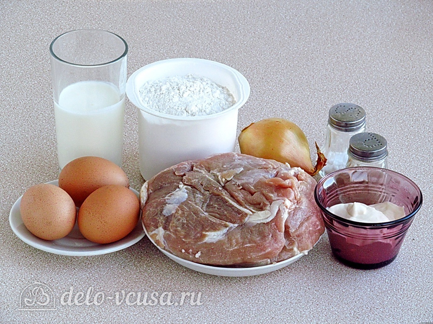 Ингредиенты Чебуреки на кефире с мясом Фото ингредиенты Чебуреки на кефире с мясом