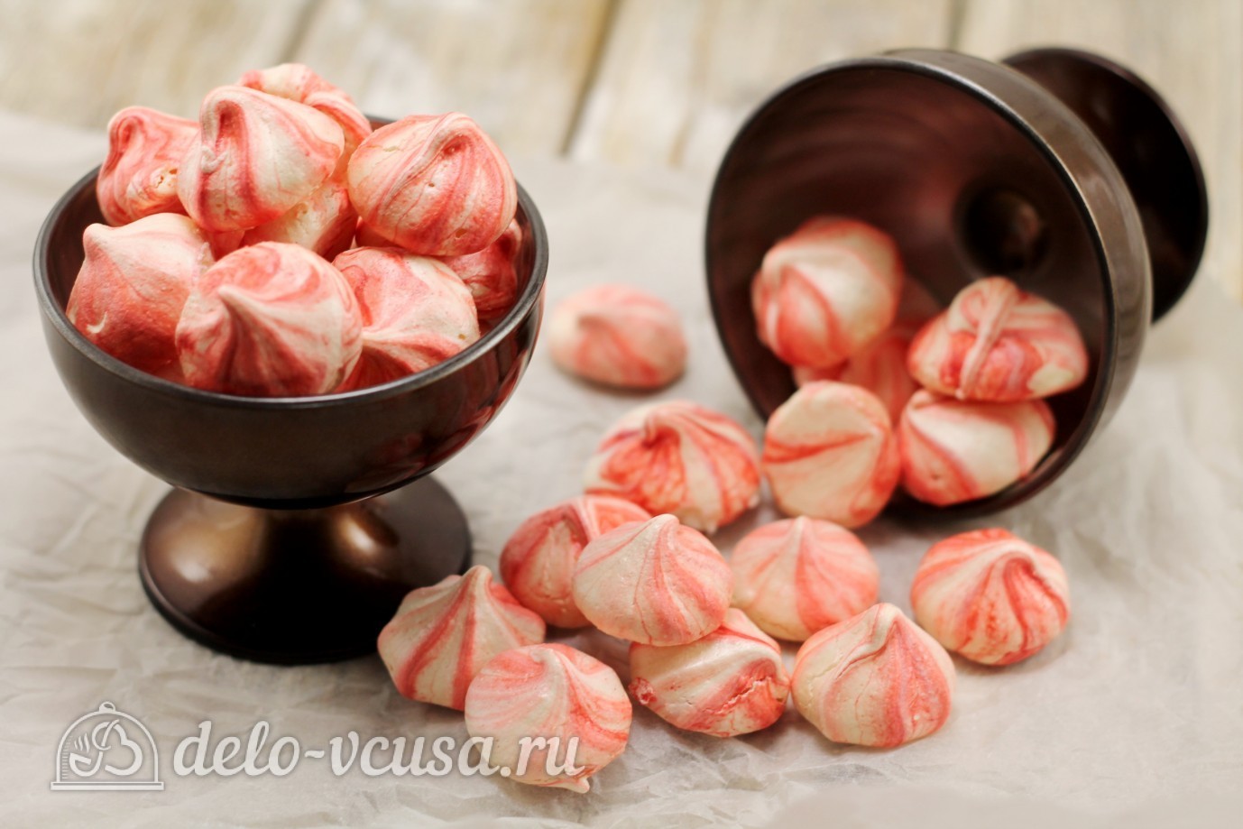 Шаг 11 приготовления Цветное безе