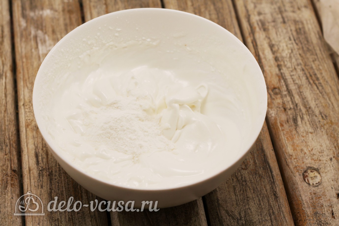 Шаг 4 приготовления Цветное безе