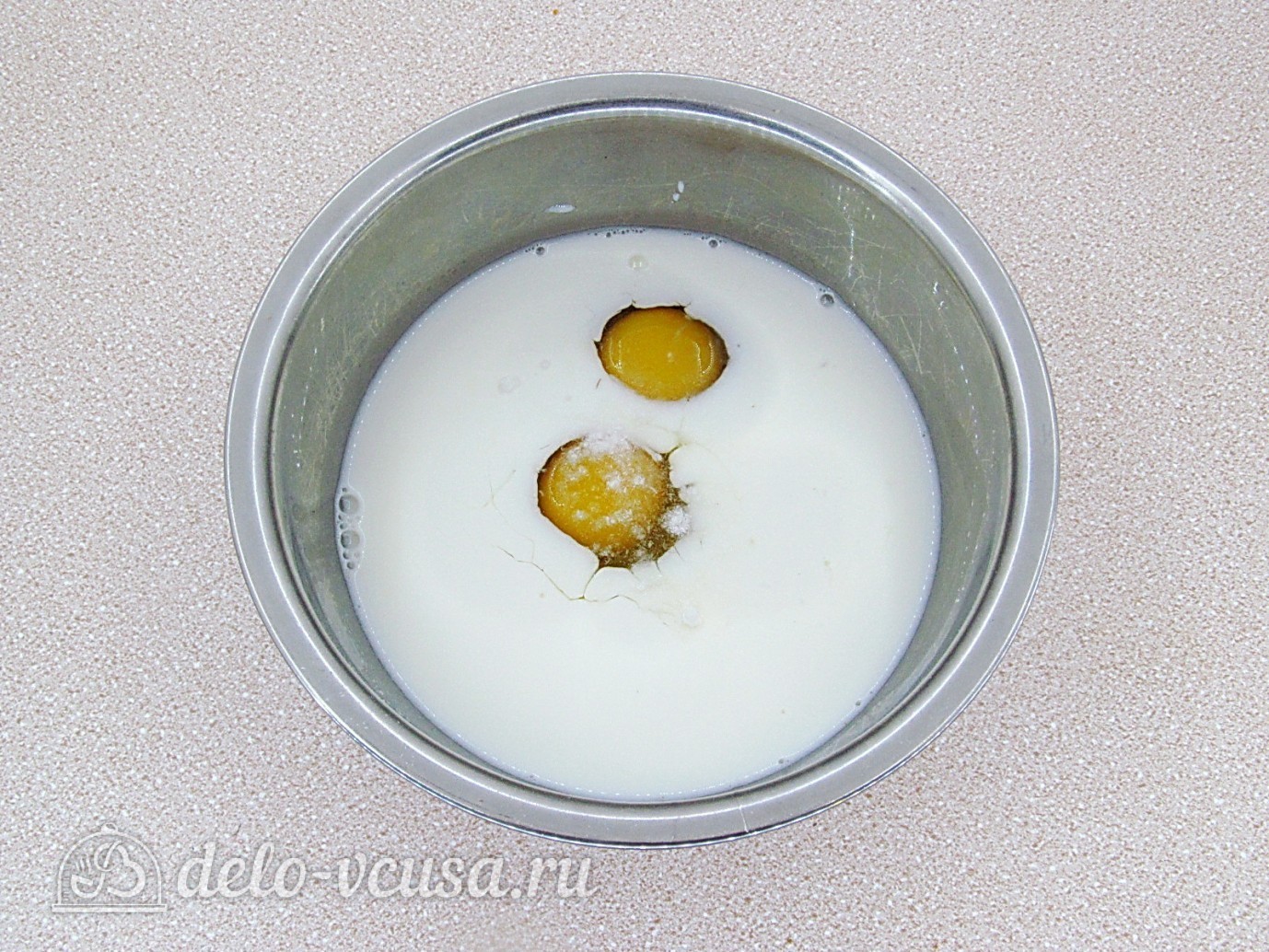 Шаг 6 приготовления Овсяная запеканка с яблоками
