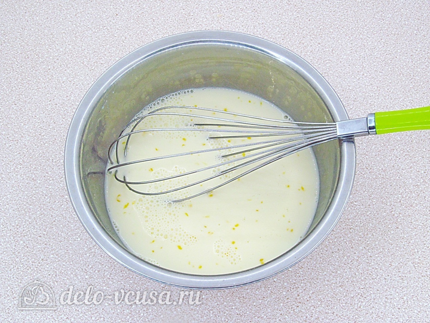 Шаг 7 приготовления Овсяная запеканка с яблоками