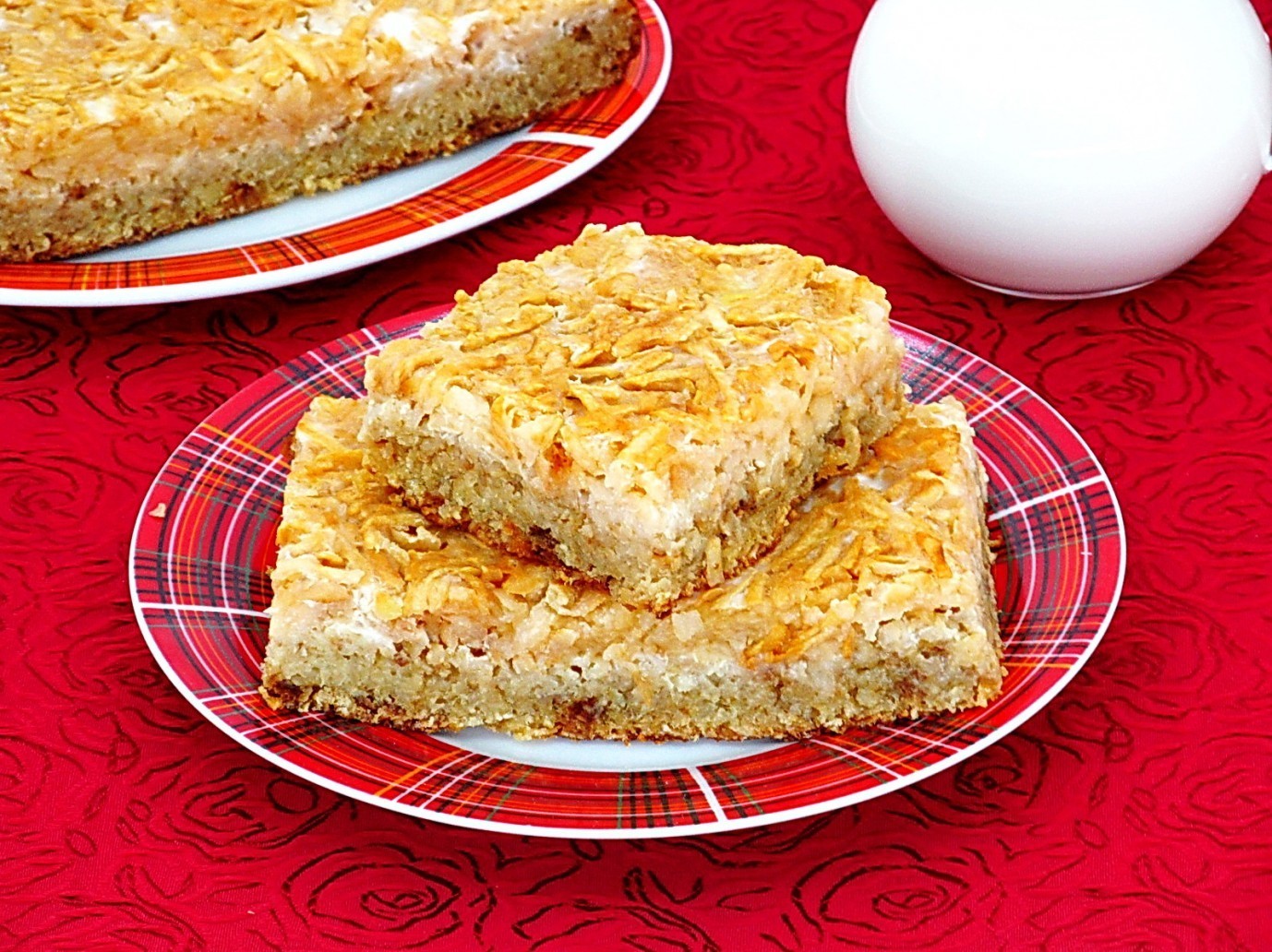 Обложка рецепта Овсяная запеканка с яблоками