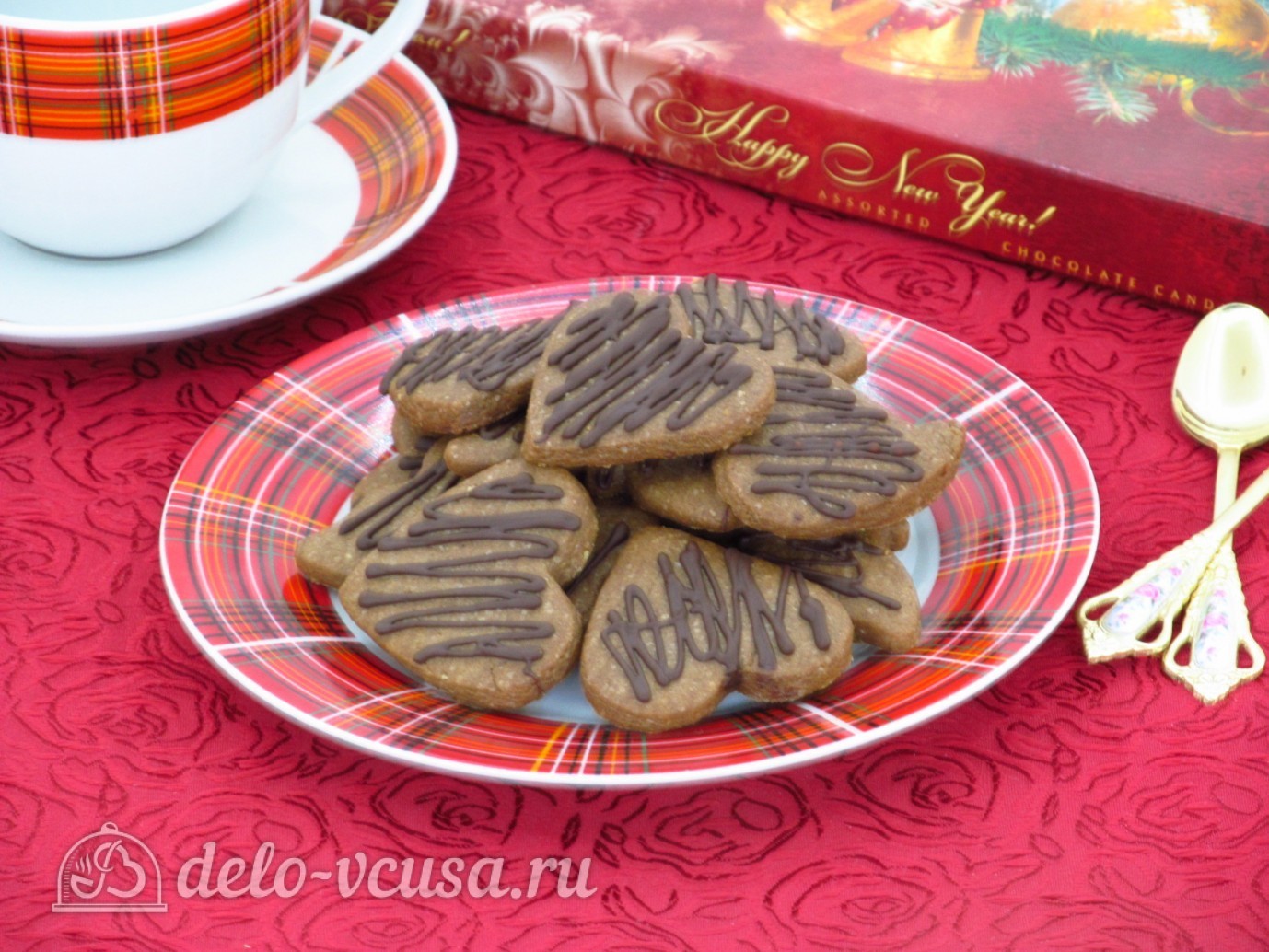 Шаг 11 приготовления Домашнее шоколадное печенье
