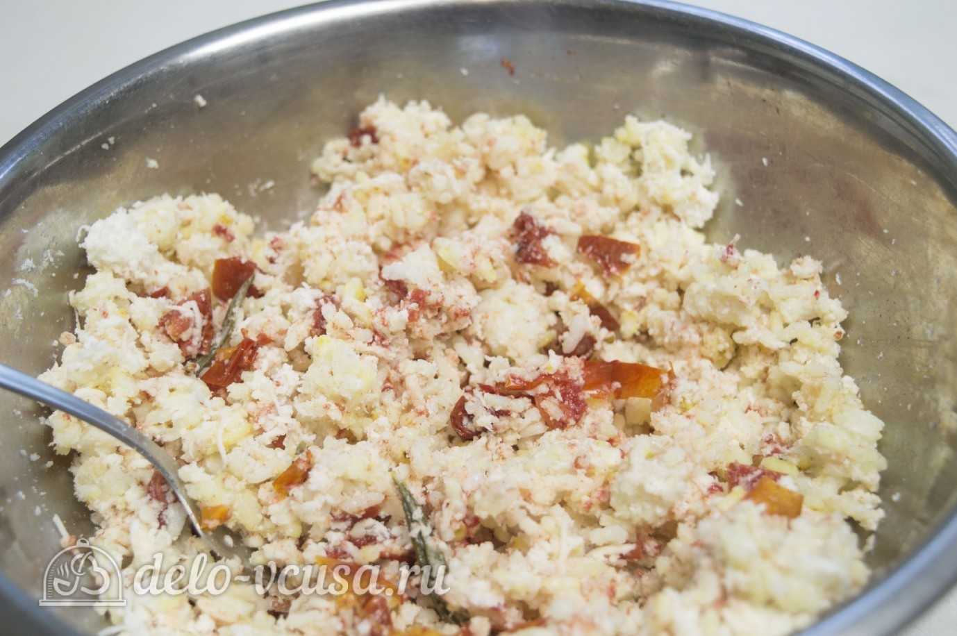Шаг 3 приготовления Куриный рулет с рисом