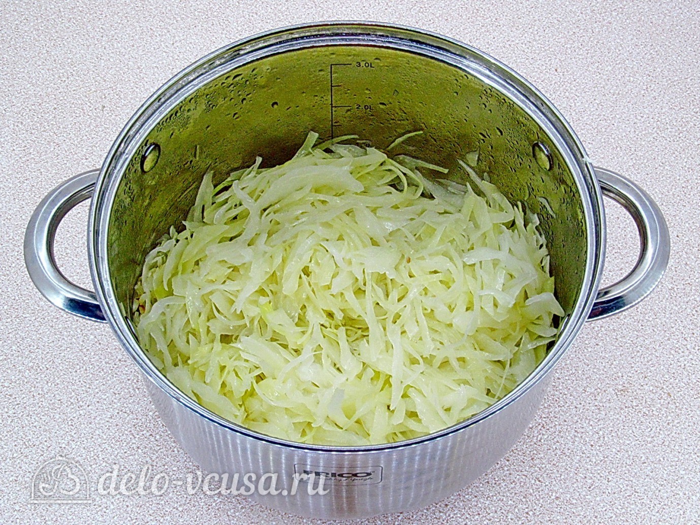 Шаг 2 приготовления Мусака из капусты