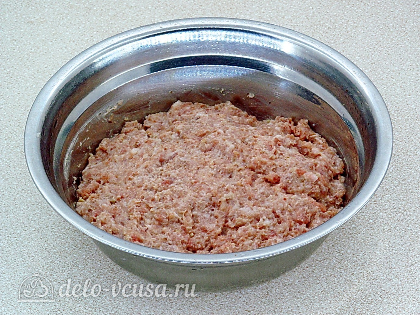 Шаг 4 приготовления Котлеты из свинины с орехами