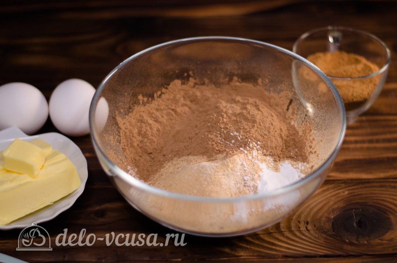Шаг 1 приготовления Диетический брауни с кэробом