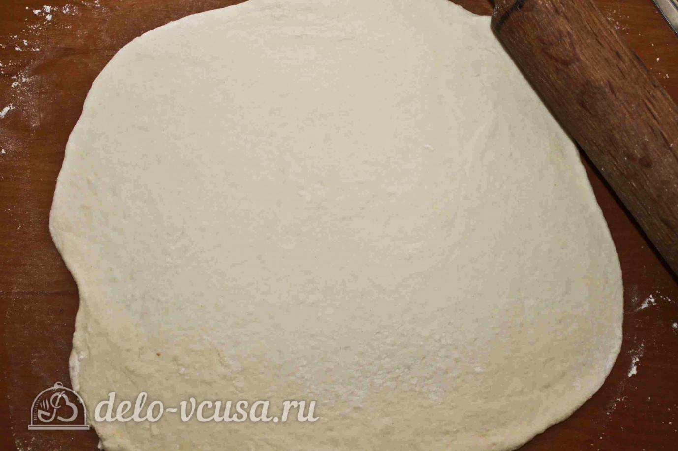 Шаг 2 приготовления Пицца в форме сердца