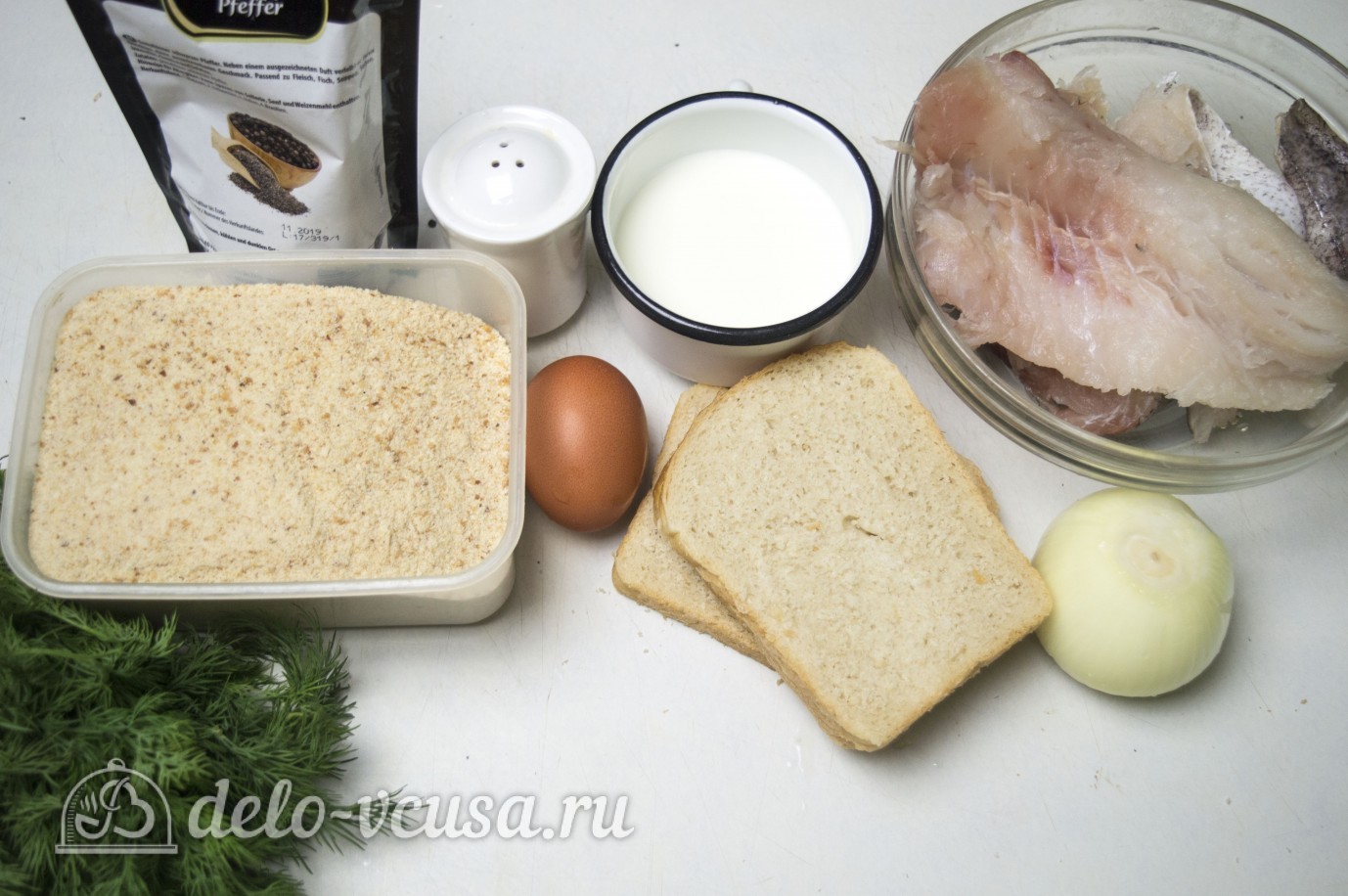Ингредиенты Рыбные котлеты из хека Фото ингредиенты Рыбные котлеты из хека