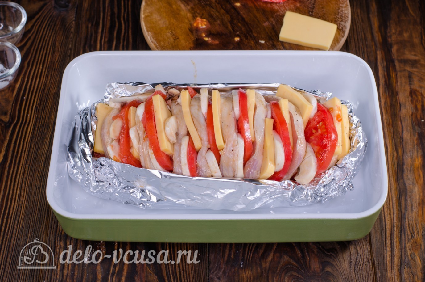 Шаг 7 приготовления Мясо Гармошка