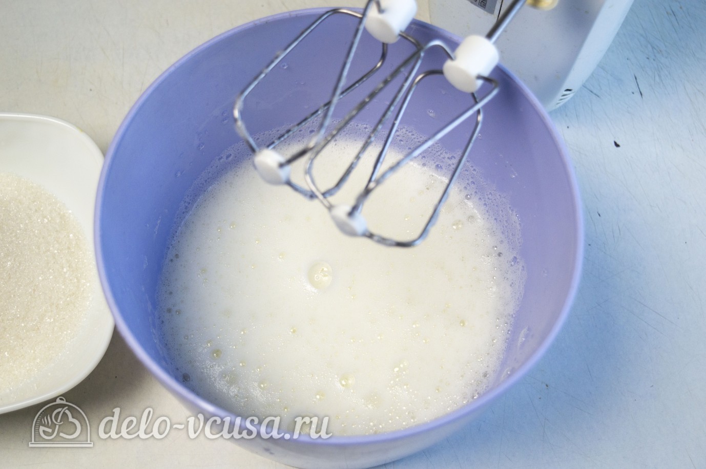 Шаг 1 приготовления Безе с какао