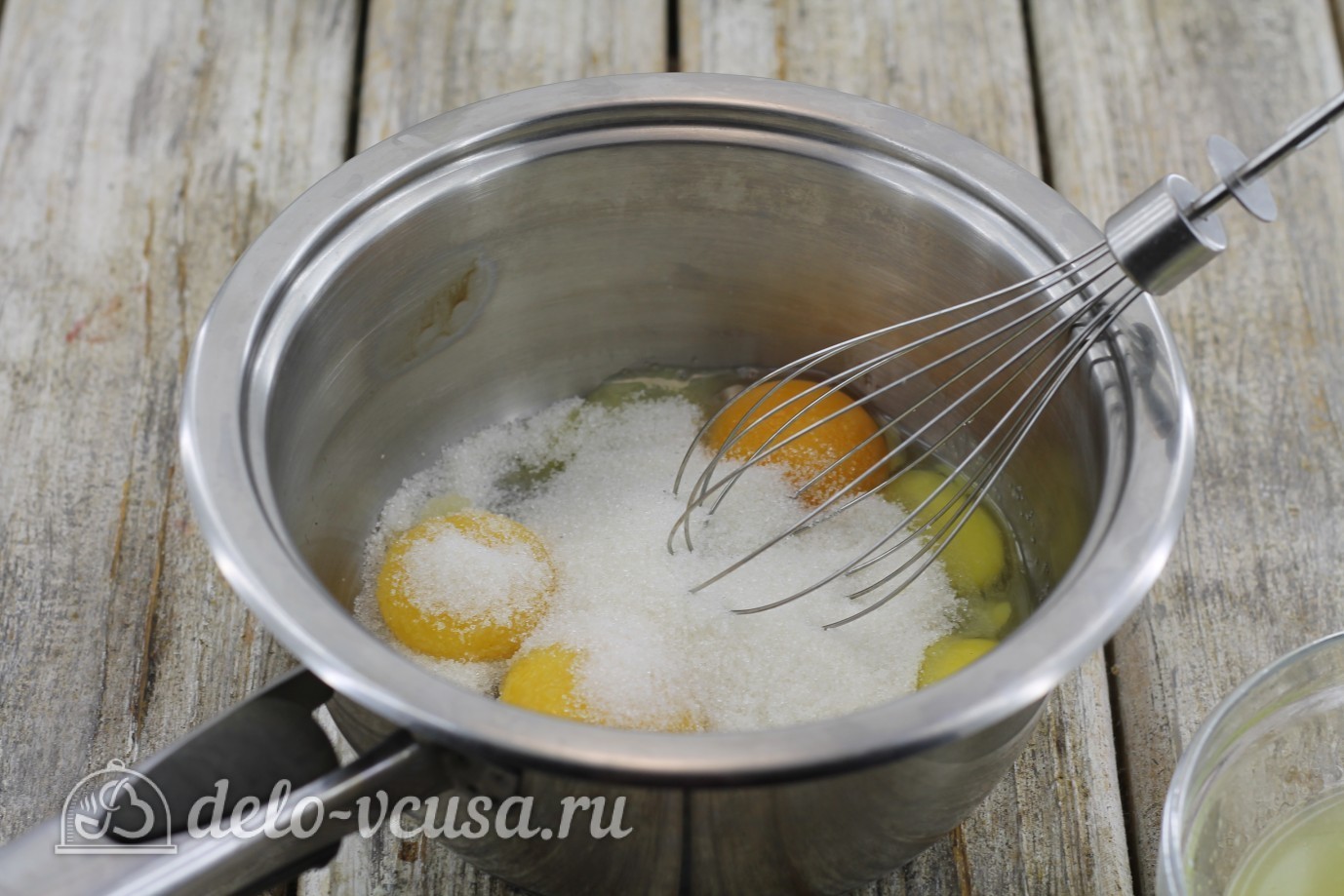 Шаг 2 приготовления Лимонный курд с крахмалом