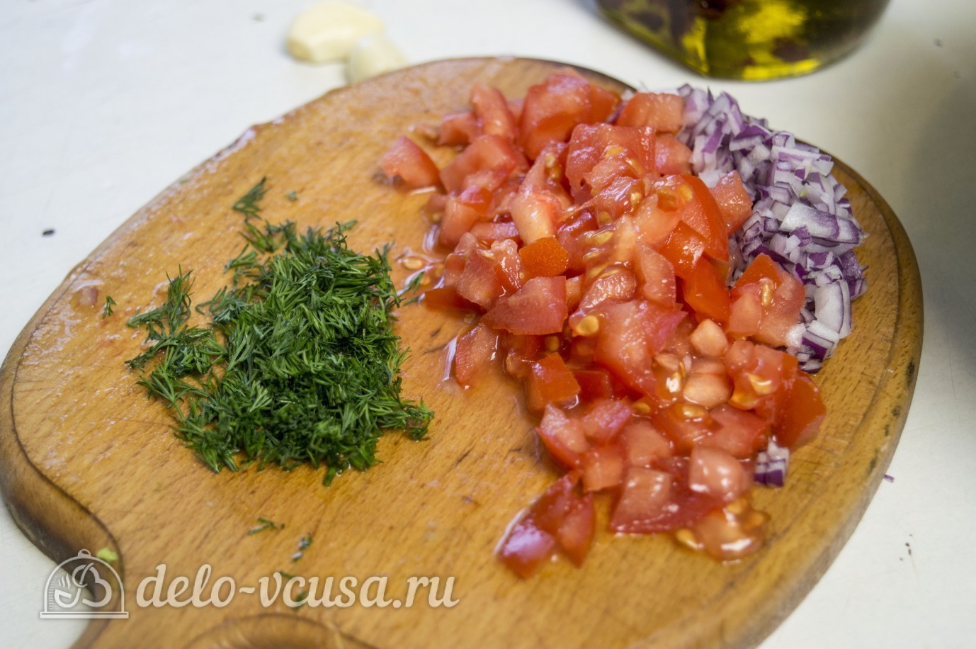 Шаг 1 приготовления Гуакамоле с помидорами
