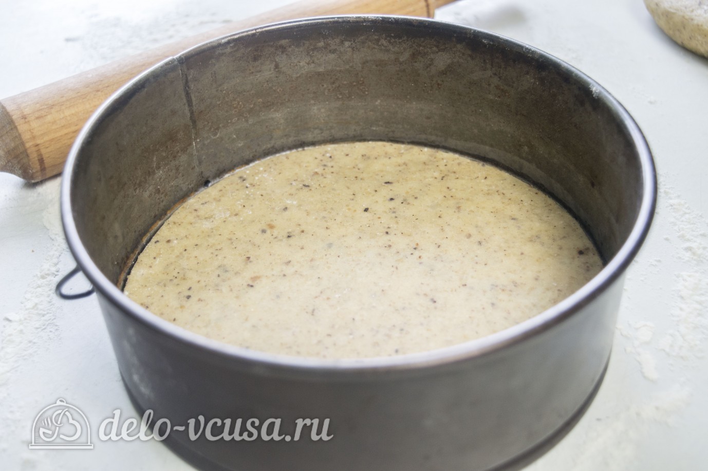 Шаг 2 приготовления Ореховый чизкейк