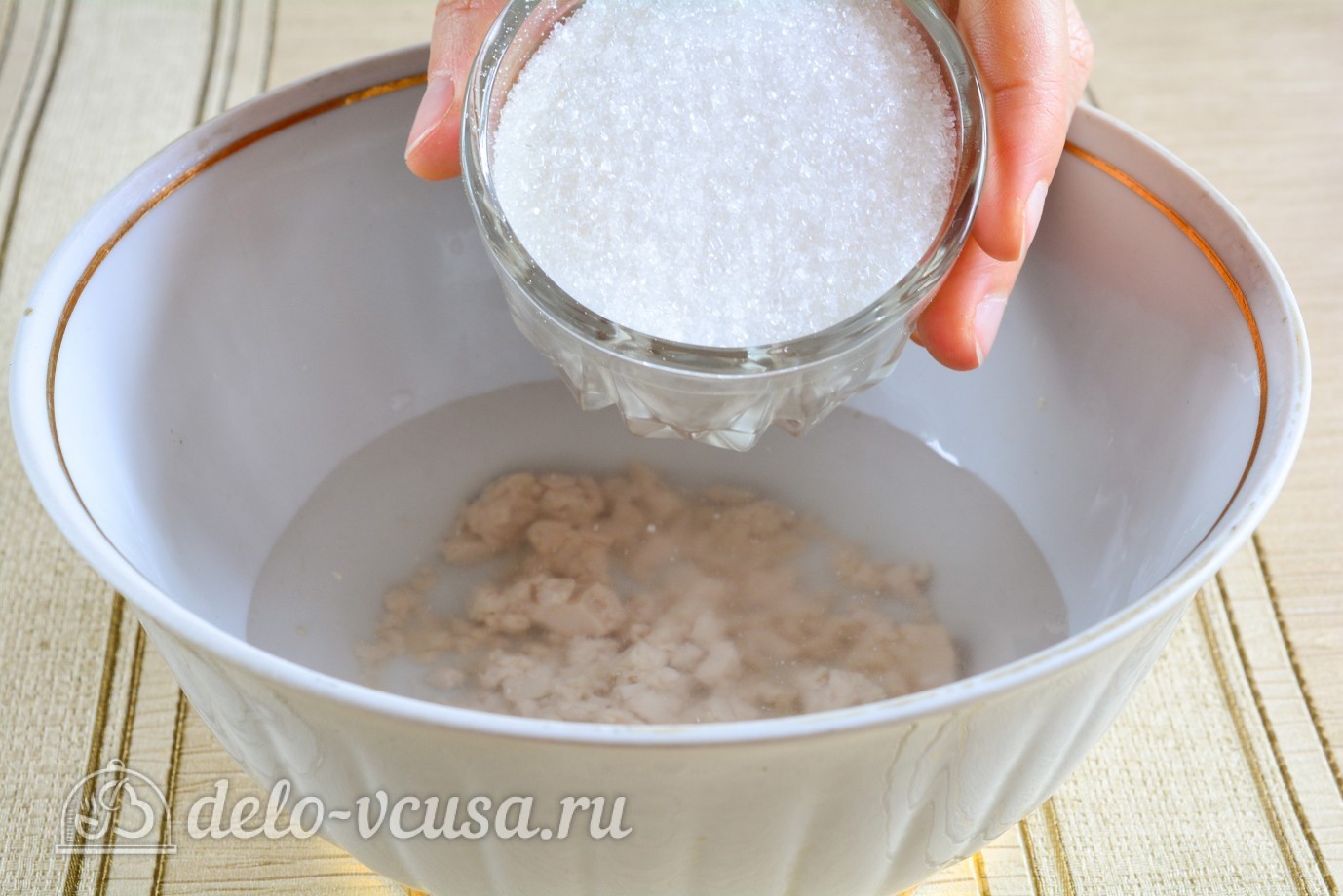 Шаг 2 приготовления Ватрушки с творогом