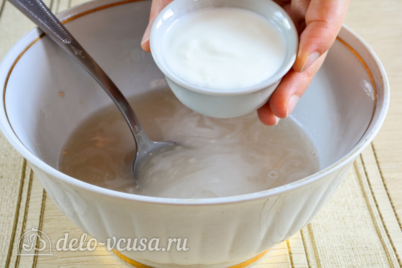 Шаг 3 приготовления Ватрушки с творогом