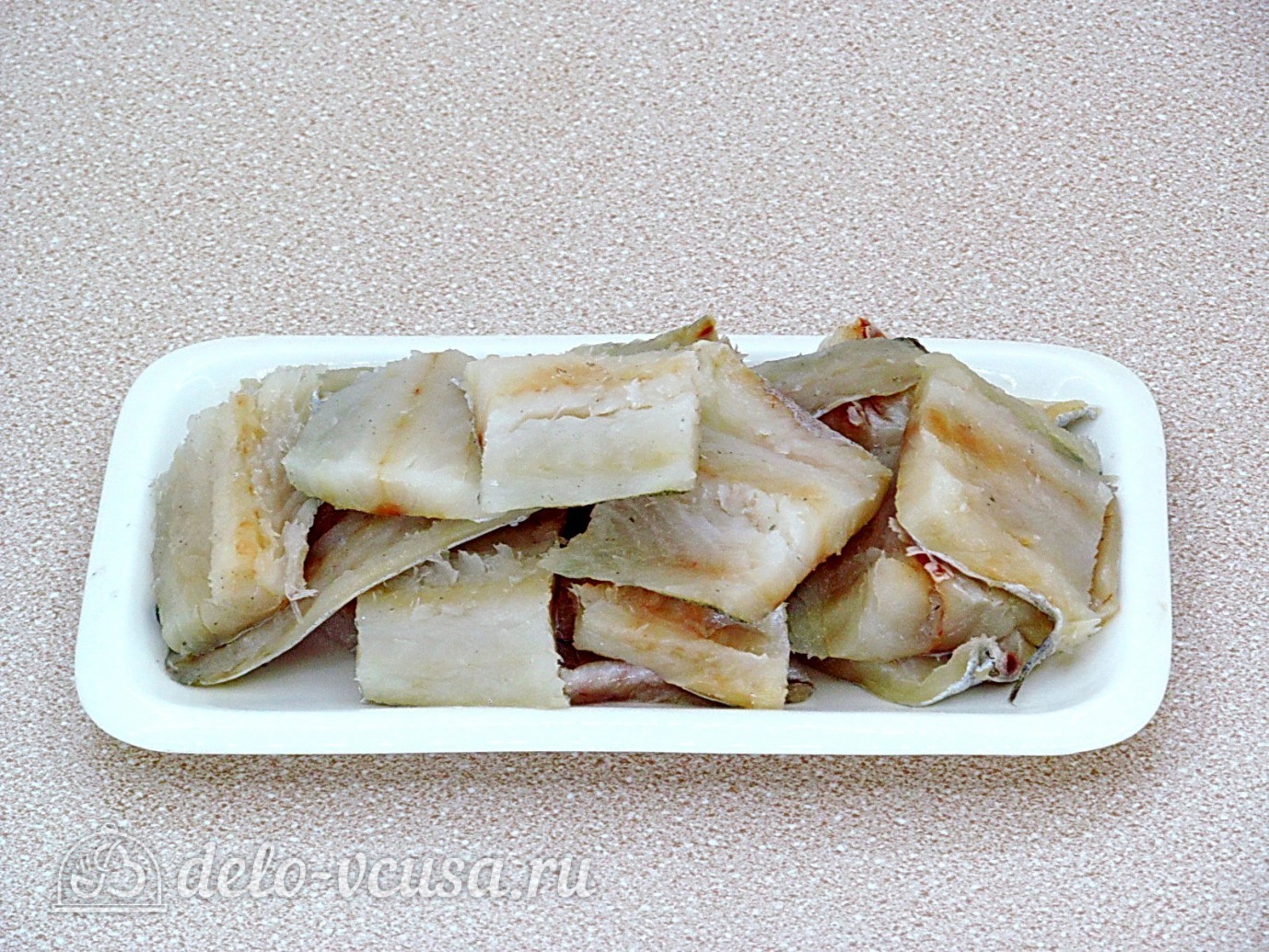 Шаг 3 приготовления Рыба, запеченная с капустой