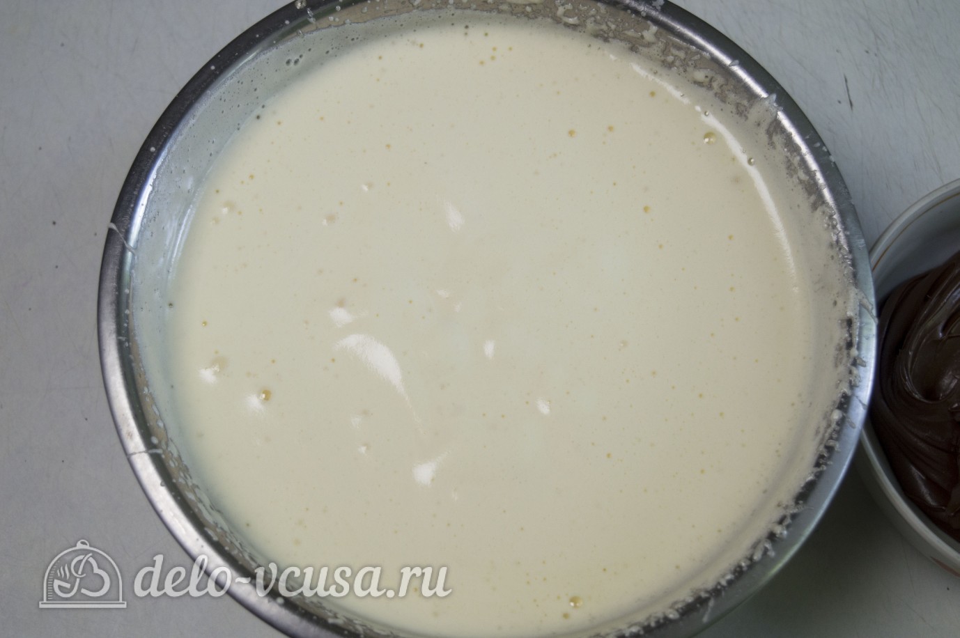 Шаг 3 приготовления Мороженое с нутеллой