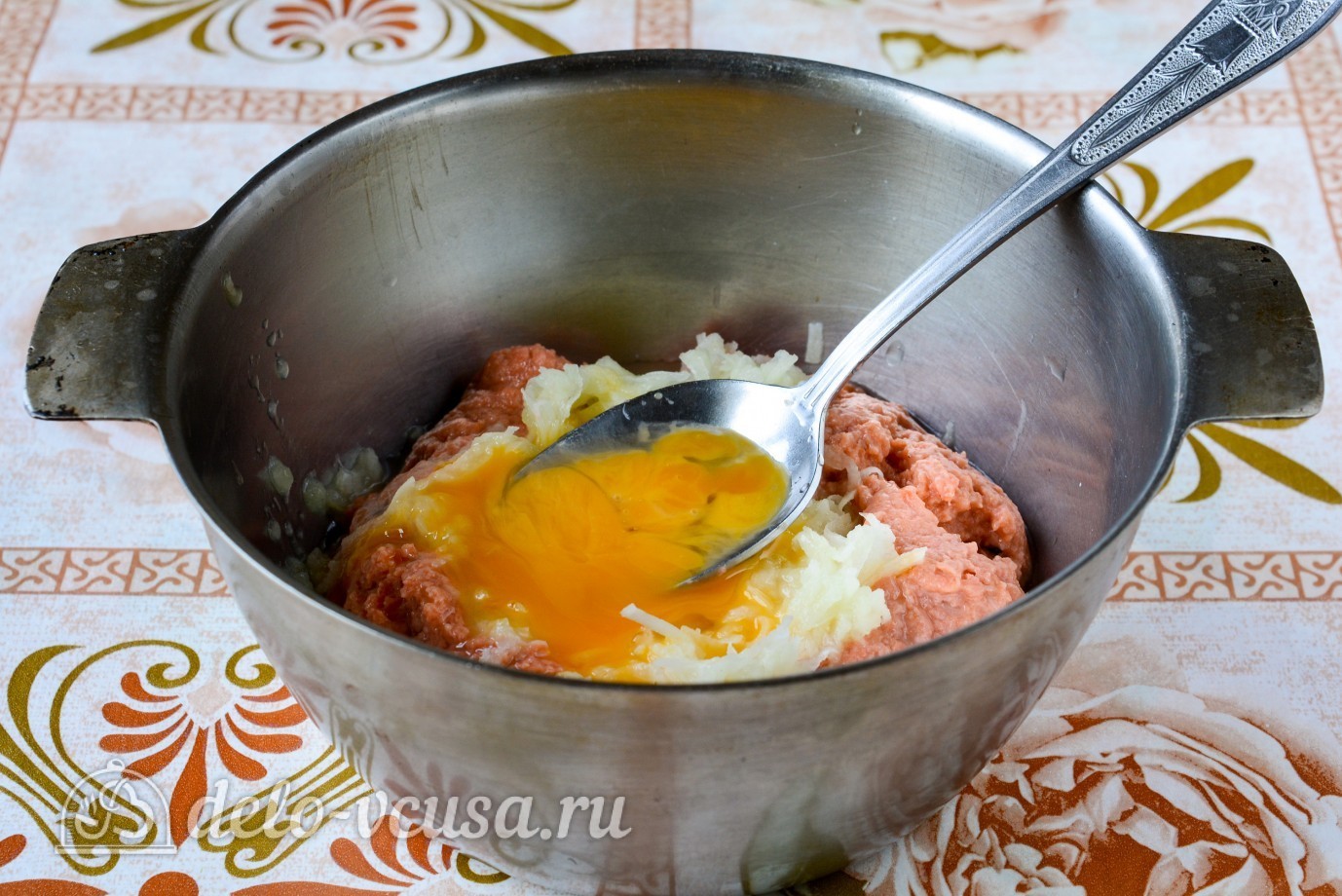 Шаг 2 приготовления Котлеты из рыбного фарша