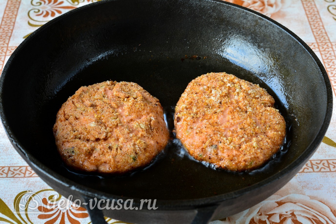 Шаг 8 приготовления Котлеты из рыбного фарша