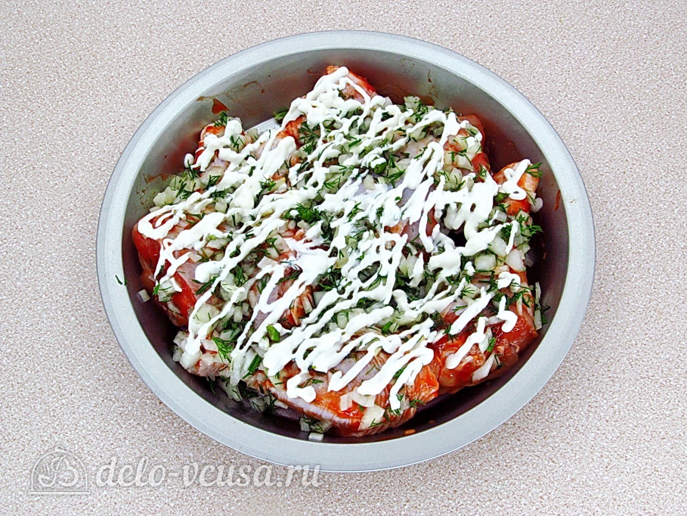 Шаг 10 приготовления Куриные голени с кетчупом в духовке