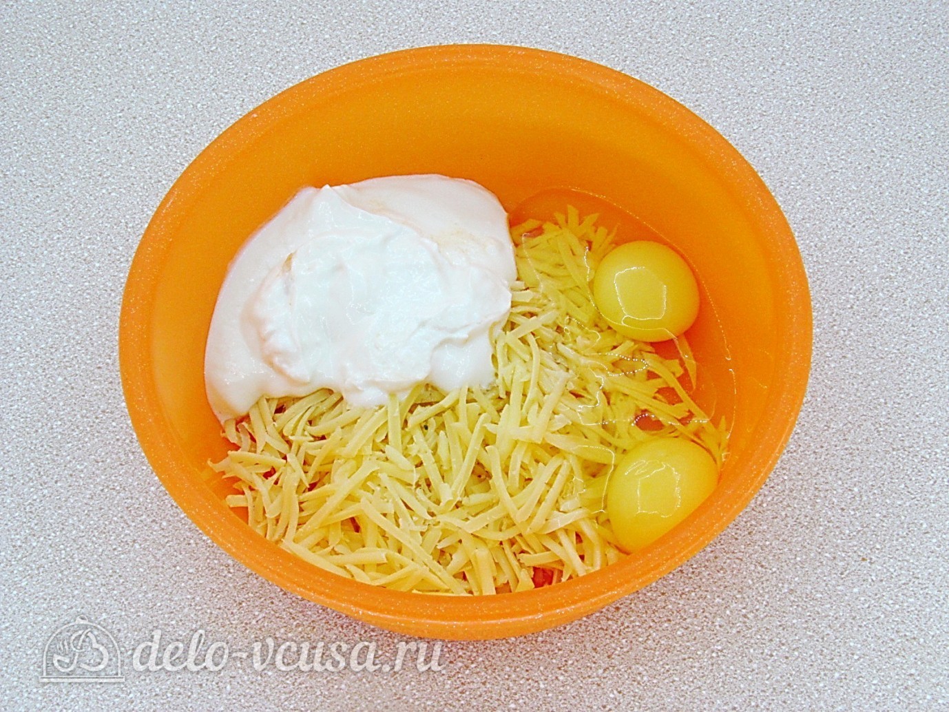 Шаг 13 приготовления Пирог с баклажанами и куриным мясом