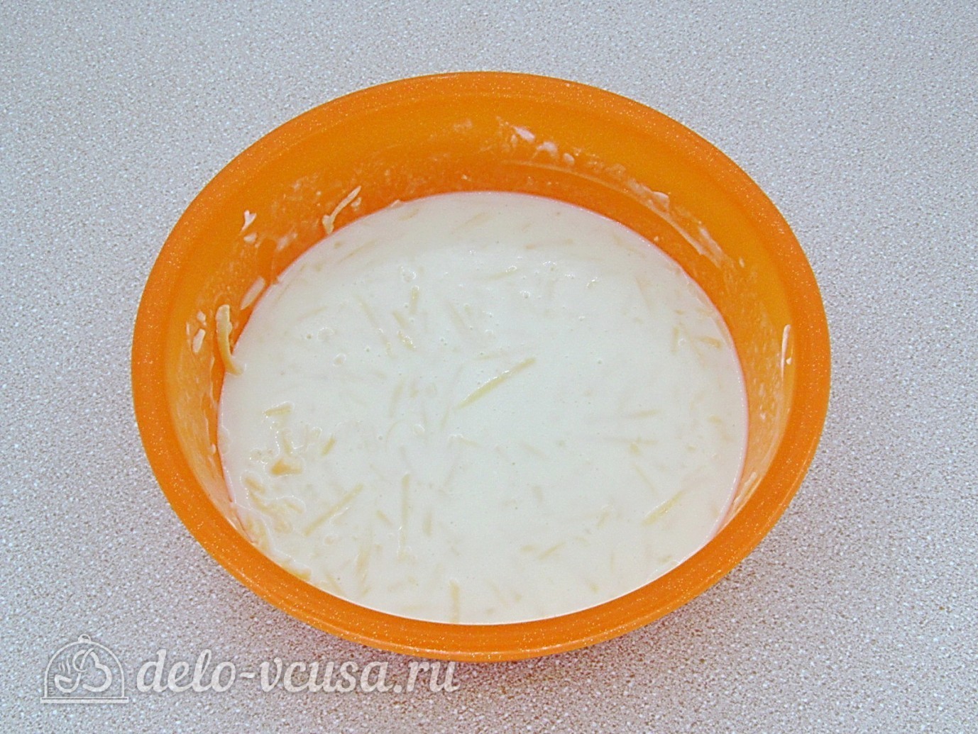 Шаг 14 приготовления Пирог с баклажанами и куриным мясом