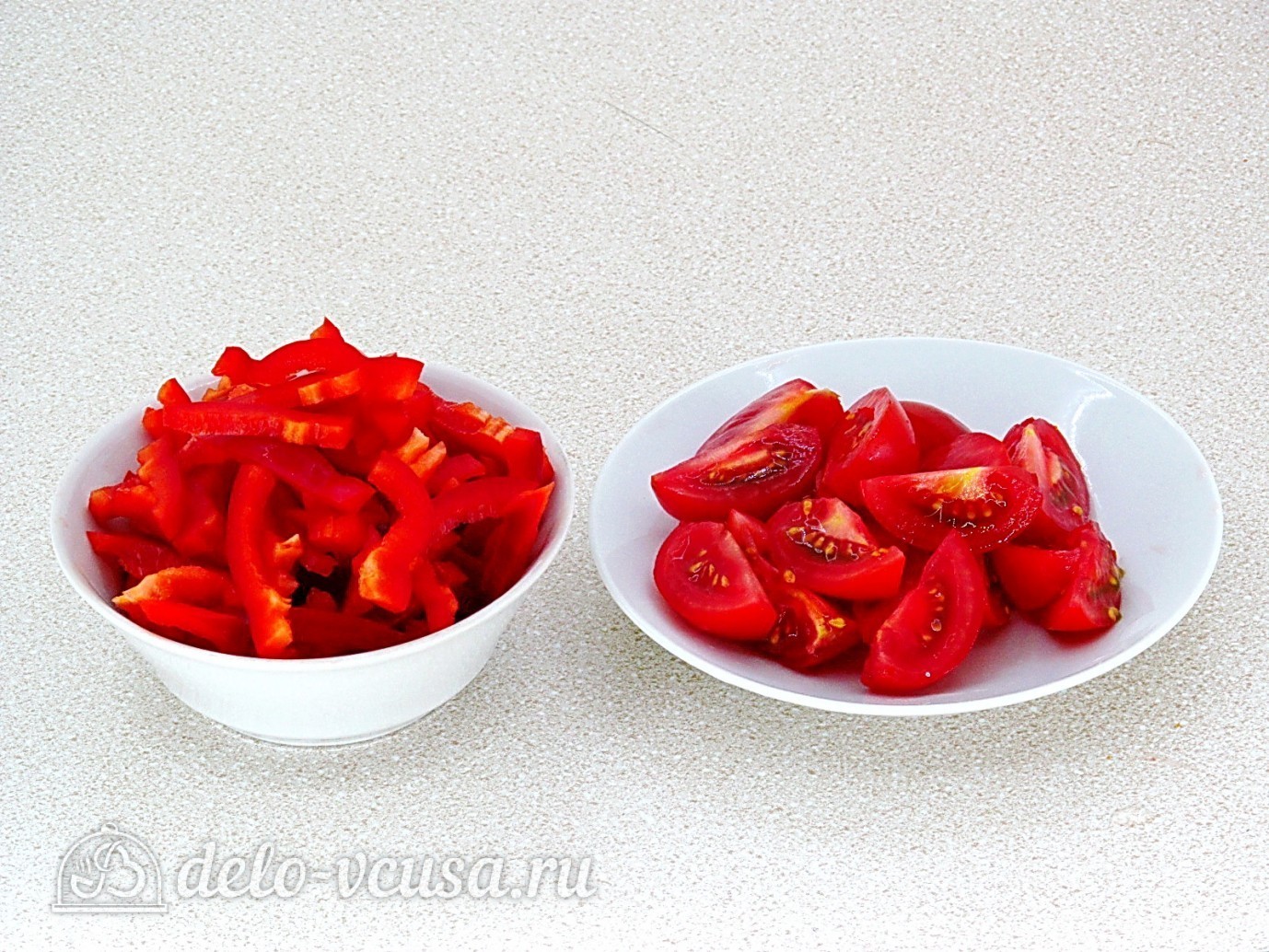 Шаг 2 приготовления Овощное рагу с курицей в мультиварке