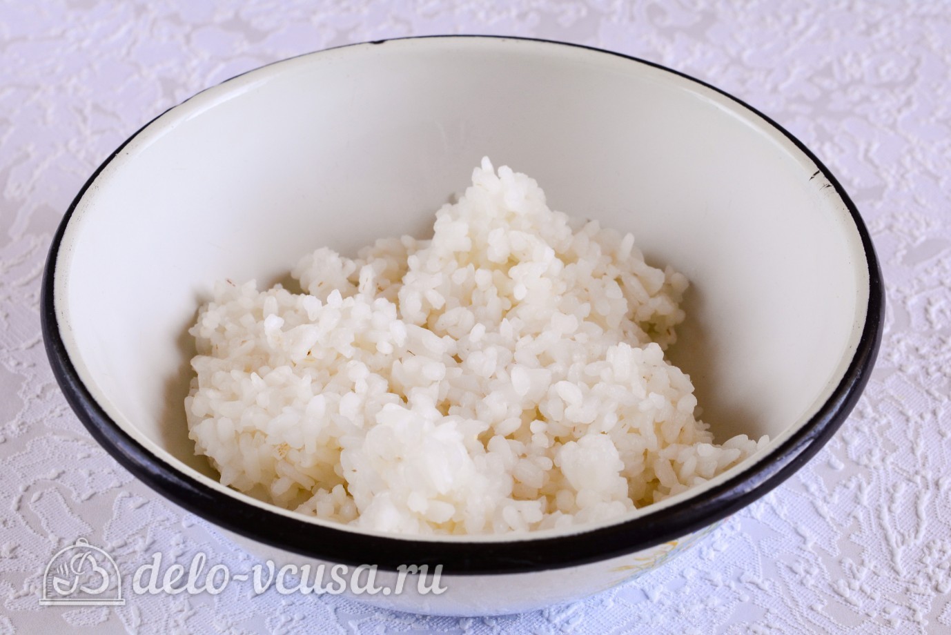 Шаг 1 приготовления Роллы с крабовыми палочками
