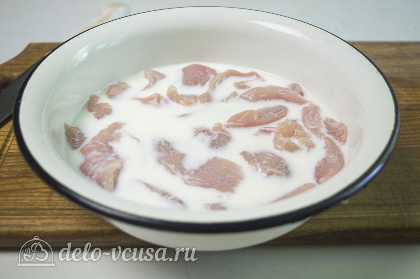 Шаг 1 приготовления Картофель запеченный с курицей