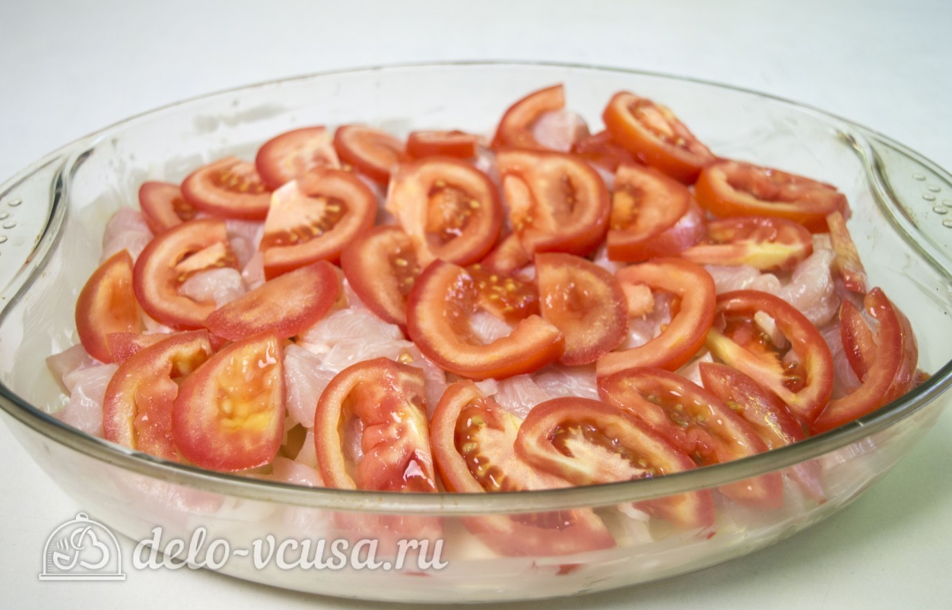 Шаг 7 приготовления Картофель запеченный с курицей