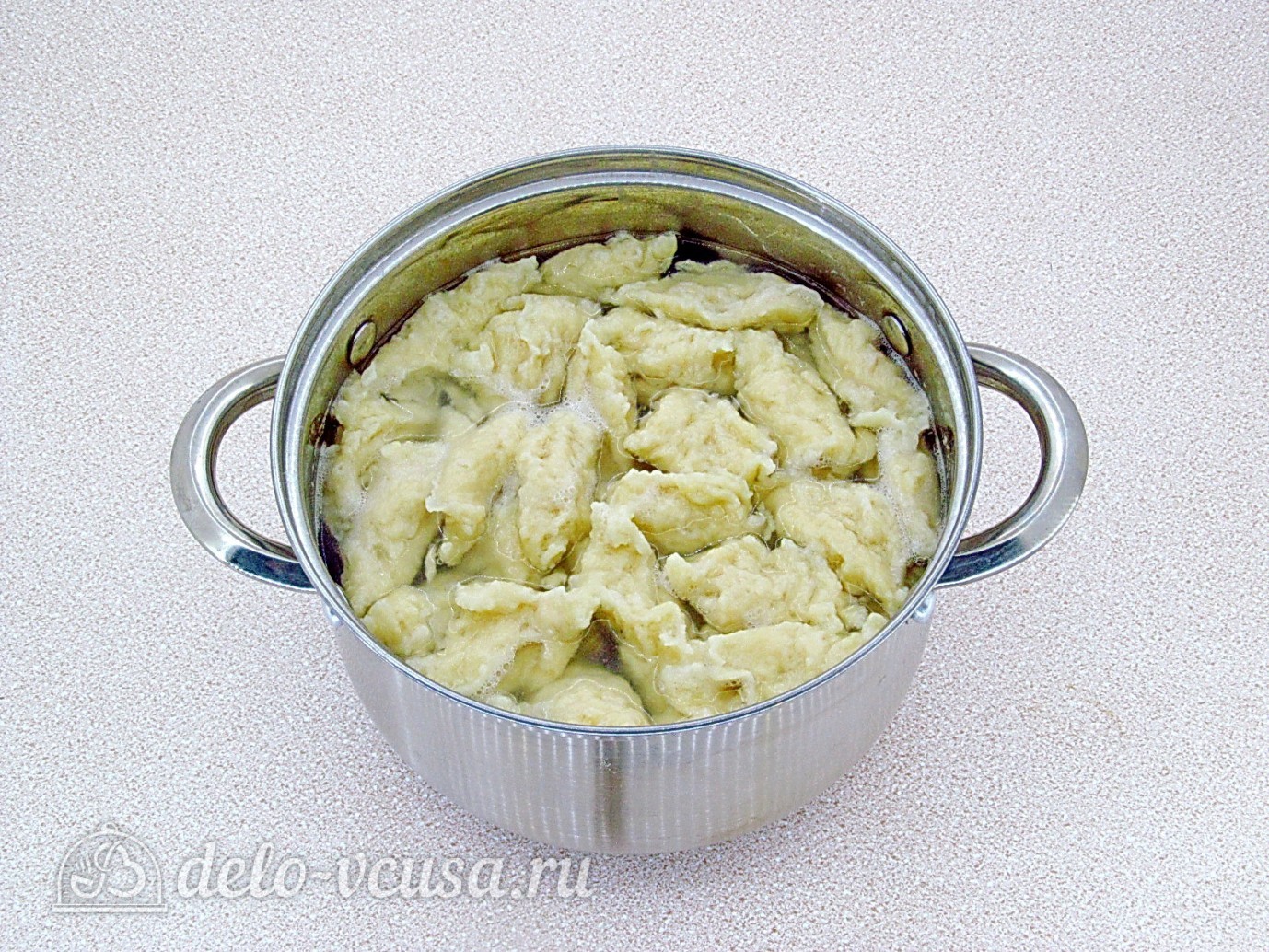 Шаг 9 приготовления Говядина с клецками